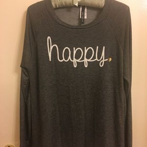 “HAPPY” sweater